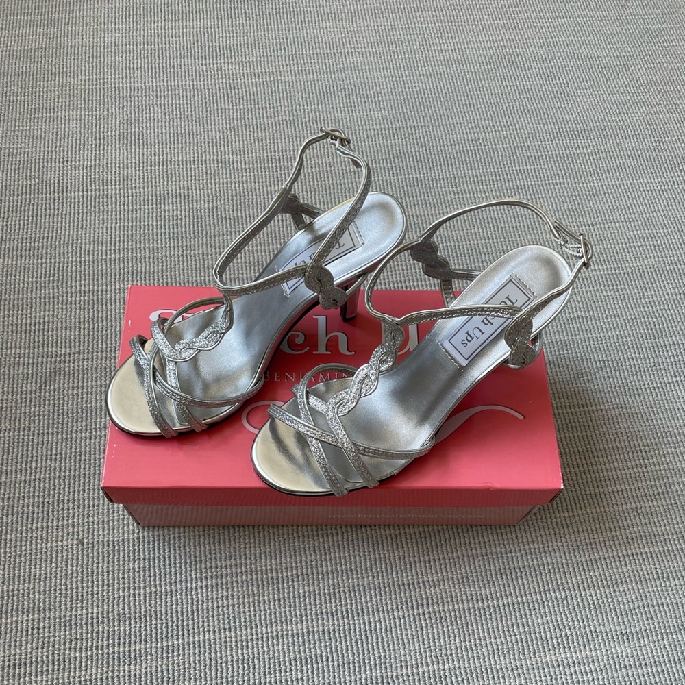 Silver Touch Ups Heels